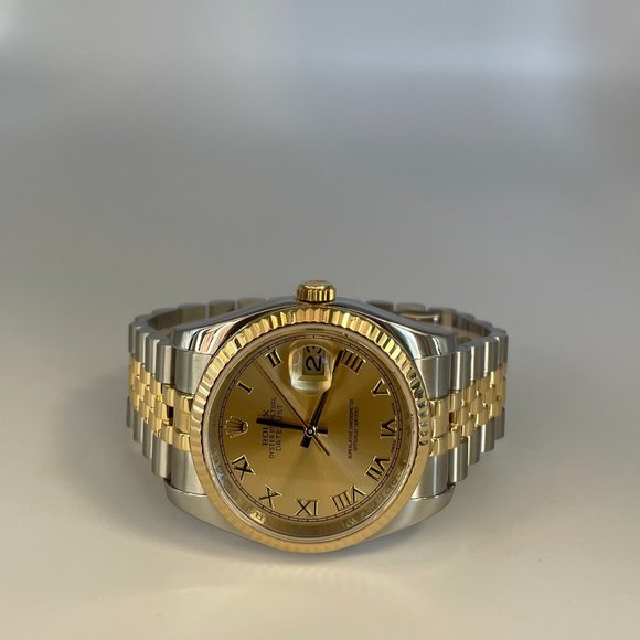 Rolex Datejust Two-Tone 18KY Gold & Stainless-Steel Jubilee Band 116233 - Picture 1 of 5